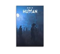 XYEMLZCC Once Human Game Poster Poster Decorative Painting Canvas Wall Posters And Art Picture Print Modern Family Bedroom Decor Posters 20x30inch(50x75cm)
