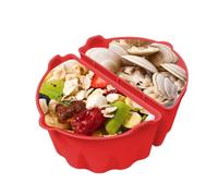 xyensy Slow Cooker Divider Insert | Dishwasher Safe - Reusable Silicone Slow Cooker Divider for Meat Soups Chicken Fish Potatoes Tomatoes Family Reunion