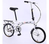 XYFGODEM 16" Lightweight Folding City Bike, Compact for Car Boot Storage