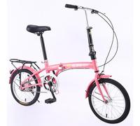 XYFGODEM 16" Lightweight Folding City Bike, Compact for Car Boot Storage