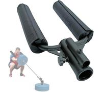 XYFGODEM Bar Attachment with Double Grip for Press Shoulders and Inclined Rowing - Comfortable Foam Padding, Compatible 1 2 Inch Olympic Bars, Heavy Duty Steel Construction