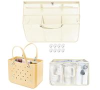 XYFuuee Beach Bag Organizer Insert Divider for Medium Bogg Bag Accessories