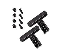 XYgdhqpt 2Pcs SFATM02N01A1 Dust Cover Hinges,Open 45 Degree,w/Screws & Nut | Fit for Technics SL1200 MKII / SL1210 MK II Gramophone,Support The Cover Plate To Hover And Prevent It From Slipping Off (2)