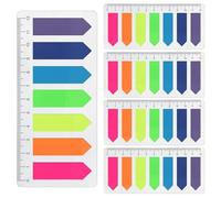 XYGK 700Pcs Index Tabs,Colourful Arrow Sticky Tabs in 5 Packs,7 Color Sticky Note Marker Tape,Sticky Notes for Reading Notes, Notebook, Books, Classify Files