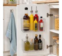 Xygobla 2 Pcs Self Adhesive Cabinet Door Organiser