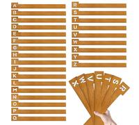 Xygobla 26 PCS Wooden Vinyl Record Dividers