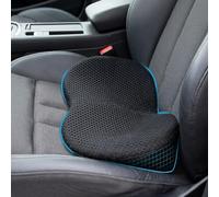 Xygobla Car Memory Foam Seat Cushion,Wedge Car Seat Cushions for Driving,Sciatica & Lower Back Pain Relief,Chair Seats Cushion Pad Seats Back Support for Office Chair, Cars, and Trucks (Black)