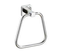 Xygobla Towel Ring, SUS304 Thickened Stainless Steel Hand Towel Holder Wall Towels Rail Square Base Hand Towels Rails With Fixing kit Modern Rustproof Mounted Bathroom Accessories for Kitchen Bathroom