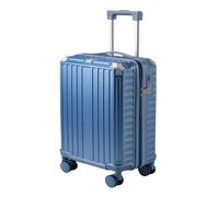 XYGQYJ Suitcases Newly Upgraded Suitcase, Men's and Women's Password Box, Rechargeable, Portable, Lightweight High-end Suitcase Luggage(Blue,22in)
