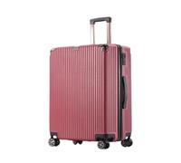 XYGQYJ Suitcases Strong and Thickened Suitcase, Business Trolley Case, Explosion-Proof Zipper, Silent Caster Suitcase Luggage(Rouge,24in)