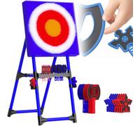XygZythror 2-in-1 Axe Throwing Game Set,Backyard Axe Throwing Game for Age 6-12,Indoor & Outdoor Axe Throwing Game for Yard Games Carnival Camping Games Blue