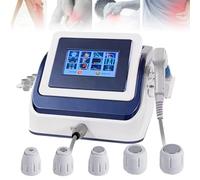XygZythror Focused Shockwave Therapy Machine, Extracorporeal Shock Wave Therapy Machine With 5 Working Probes, 1-22 Hz Working Frequency For Relieving Joint Pain Blue