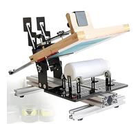 XygZythror Manual Cylinder Press Printer, Adjustable Height, Cylindrical Screen Printing Machine, Manual Cylinder Printing Machine, Adjustable Height For Bottle