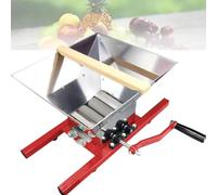 XygZythror Master Manual Fruit Crusher, Wine And Press With Juicing Roller, 7l Stainless Steel Fruit Crusher Portable Fruit Scratter Pulper Cider Pressing Red