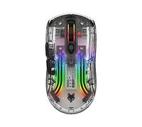 XYH20 3-mode Wireless BT5 0 2 4G USB Wired Transparent RGB Mechanical Gaming for PC Computer Notebook with Receiver Rechargeable Silence Button 2400DPI