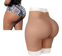 XYHAOAI Crossdresser Silicone Shapewear Realistic Hip pads and Butt Pads Honeycomb design for Women Crossdressing Drag Queen,Dark skin,S