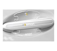 XYHHQ Car Door Handle Protector for Smart Fortwo II Cabrio (A451) 2007-2015, Anti-Collision Door Edge Protection Strip Door Handle Protective Film Accessories