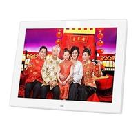 XYIANG 12-Inch Digital Photo Frame with 1024X768 Hd IPS Display, Remote Control, USB/Sd Support, Wall-Mountable, Pearl White