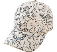XYIYI Kids Baseball Cap Khaki Dinosaur Boys Sun Hat Cotton Spring Summer Trucker Hats Sport Visor Cap 2-8 Years