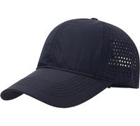 XYIYI Navy Blue Men Quick Dry Baseball Cap Women Mesh Sun Hats Ball Cap Snapback Hat
