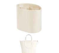 XYJG Silk Bag Organiser Insert Fits Hermes In The Loop 18/23 Bags, Luxury Handbag Organiser &Tote Shaper Insert (Intheloop18, Craie)