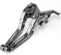 XYJTC Motorcycle Clutch Lever, Motorbike Drum Brakes for hon&da for CB500F 2013-2017 Motorcycle Accessories Anti-Fall Handle Rotatable Brake Clutch Levers Reservoir Levers,Professionally(Grau)