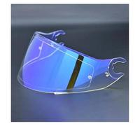 XYJTC Motorcycle for Shark D Skwal D-Skwal 2 Spartan Motorcycle Helmet Visor Full Face Replacement Lens Accessories Capacete Windshield Pinlock(Gold)(Revo Blue)