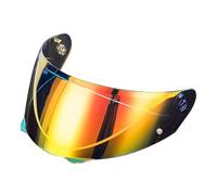 XYJTC Motorcycle Helmet Lens, for Hjc Hj-33 Visor Pinlock Lens Insert Fits for Hjc I90 Helmet Visor Shield Replacement (Revo Gold Red Mirror -revo)(Revo Gold Red Mirror -Revo)