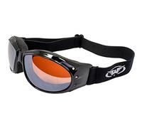 XYJTC Motorcycle Helmet Lens, Global Vision Eliminator Motorcycle Goggles (Black Frame/Yellow Lens)(Black Frame/Driving Mirror Lens)