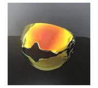 XYJTC Motorcycle Helmet Visor, Atlas 3.0 4. Lens Motorcycle Full Face Replacement for RUROC 0(Gold)(Gold Red)