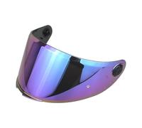 XYJTC Motorcycle Helmet Visor, for MT V-14B Scooter Accessories V14B Motorbike Lens Casco Shields Outdoor Protective Artifact(Blue)(Rainbow)