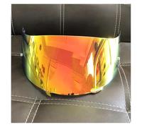 XYJTC Motorcycle Helmet Visor Lens, K5 K1 K3 SV Visors case for AGV K3SV Motorcycle Original Replace Extra Black Iridium Silver Blue Golden Color(Blue)(Orange)