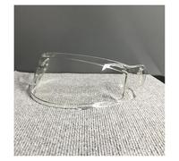 XYJTC Motorcycle Helmet Visor Lens, Motorcycle Anti-UV PC for MT V-16 Atom SV Origin Flip Up Lens(Color)(Clear)