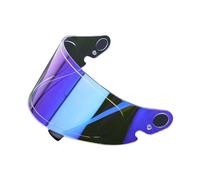 XYJTC Motorcycle Helmet Visor Lens, Replacement Motorcycle Windshield Protector Compatible with GLAMSTER CPB-1V Goggles(Red)(Blue)
