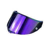 XYJTC Motorcycle Helmet Visor, Race 3 Face Shield Replacement UV Protective Scratch-Resistant for AGV PI-STA GP RR/Pista R/Corsa R(Clear)(Revo Purple-day Use Only)