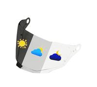 XYJTC Motorcycle MX701 Helmet Visor Replacement for EXPLORER .Motorcycle Shield UV Protection Compatible with LS2 (Clear)(Photochromic Clear/Deep Black)