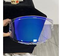 XYJTC Motorcycle V14 Shield for MT Aevenge1/2,Blade1/2,Targo,Targo Pro,Rapide Visor Sunscreen Helmet Accessories (Silver- For Day)(Clear Blue-for Day Night)