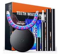 Xyleno LED Teeth Whitening Kit: Home Teeth Bleaching Kit Including Tooth Whitening Gel Pen and Bleaching Light Tray - Quickly and Safely Remove Stains to Make Tooth White
