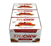 Xylichew 100% Xylitol Chewing Gum Jars - Non GMO, Gluten, Aspartame, and Sugar Free Gum -Bad Breath and Dry Mouth 12 Count (Pack of 24)
