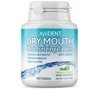 XyliDENT Xylitol Tablets for Dry Mouth Relief - Stimulates Saliva, Freshens Breath, Reduces Acid Production, Fast Acting Relief, 100 Count (Wintergreen)