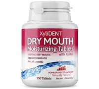 XyliDENT Xylitol Tablets for Dry Mouth Relief - Stimulates Saliva, Freshens Breath, Reduces Acid Production, Fast Acting Extended Relief, 100 Count