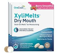 XyliMelts Dry Mouth Relief Discs Berry Smoothie (120 Count)