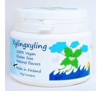 Xylingxyling - Finnish Xylitol Pastille - 100% Vegan, No Sugar, Gluten free, Natural Flavours For Dental Care and Fresh Breath, 90g/160pcs x 4 packs (Peppermint)