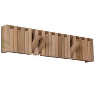 XYLO Wall coat rack PER/USE - PER USE XYLO OAK NATURAL