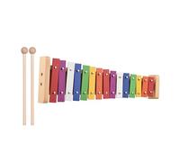 Xylophone 15 Note Glockenspiel Xylophone Wooden Base Colorful