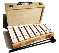Xylophone 8-tone Brick Aluminum Plate Piano 8-tone Brick Percussion Instrument Knocking Piano Playing Piano Music Enlightenment Teaching Aids Percussion