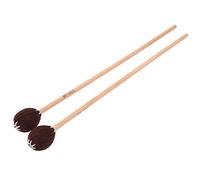 Xylophone Mallets, Nylon Inner Core Super Wear-Resistant Marimba Stick Mallets, for Player Amateurs Musician Kids (Brown)