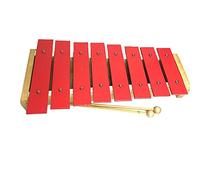 Xylophone Red 8-tone Piano Music Enlightenment Teaching Aids Wooden Aluminum Plate Piano Percussion Instrument Percussion