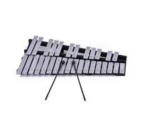 xylophones Folding 30 Note Glockenspiel Xylophone Wooden Frame Aluminum Bar Percussion Instrument Early Education