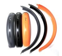 XYLRSMH Face Fender Bike Fenders 24/26/20" x4.0 Fat Tire Mud Guards Fender Set Mudguards For Folding Snow E-Bike Bicycle MTB Cycling Accessories Bicycle Mudguards(Orange 26x4.0)